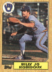 1987 Topps Baseball Cards      401     Billy Joe Robidoux